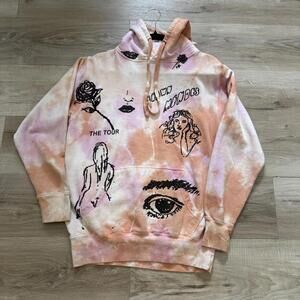 Shawn Mendes The Tour Tie Dyed Hooded Sweatshirt Concert Merch‎ Size S